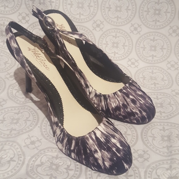 Lela Rose Slingback Heels, Size 9 - Picture 3 of 3